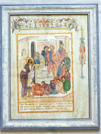 Spalarea picioarelor manuscris