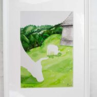 Tablou cu peisaj „la magura 01