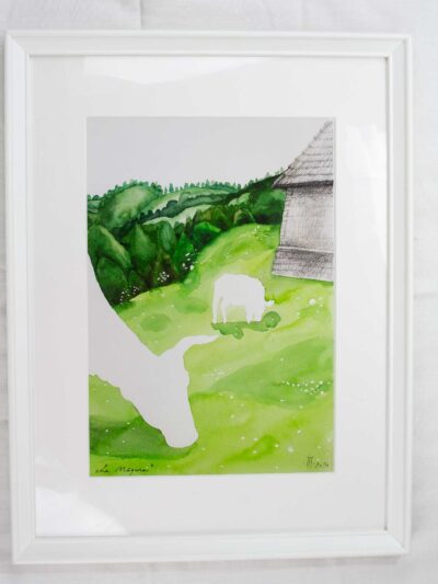 Tablou cu peisaj „la magura 01