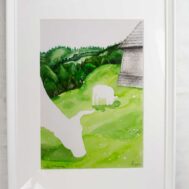 Tablou cu peisaj „la magura 02