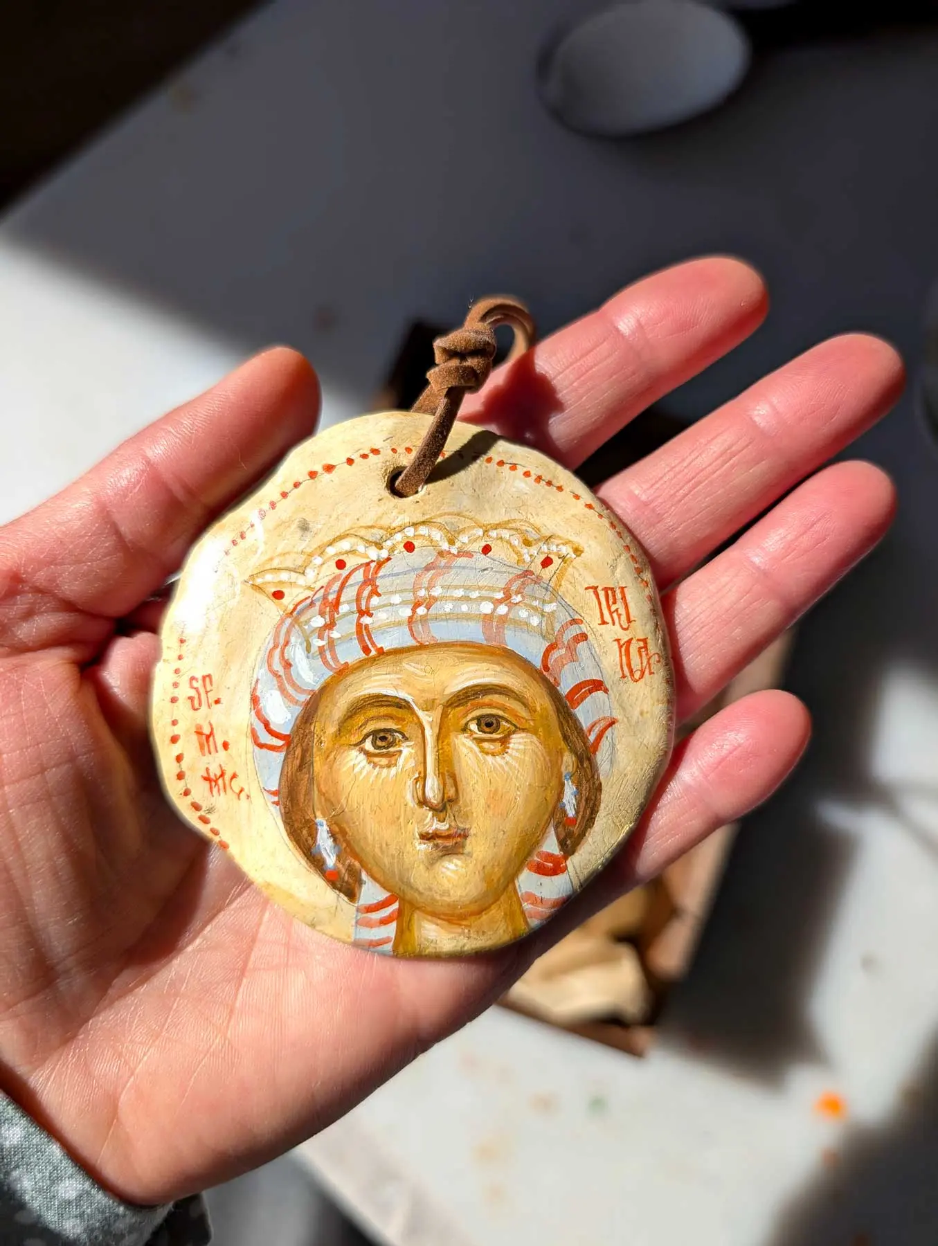 Medalion sfanta Irina 03 Medalion sfanta irina 03