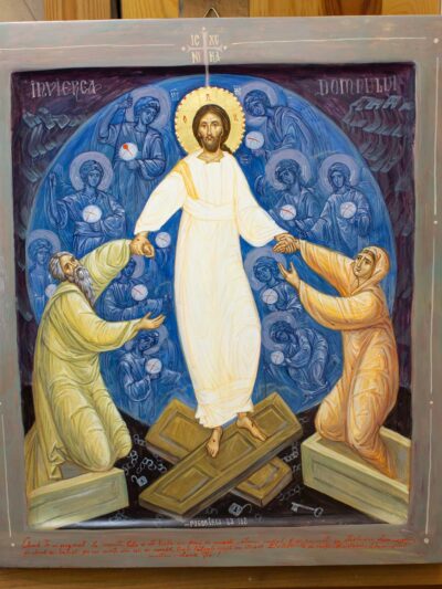 Icoana invierii pogorarea la iad 03 Icoana invierii pogorarea la iad 03