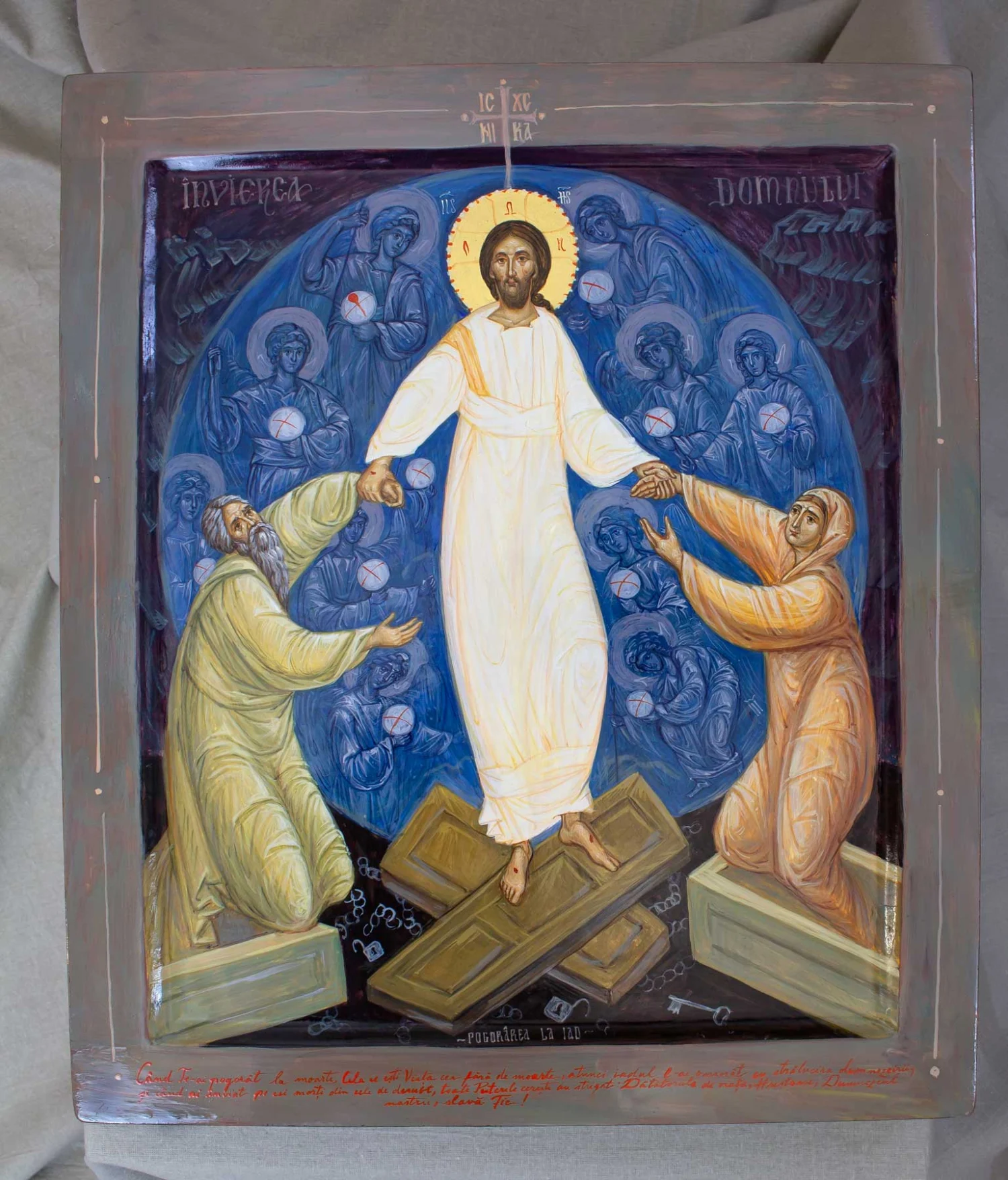 Icoana invierii pogorarea la iad 04 Icoana invierii pogorarea la iad 04