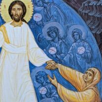 Icoana invierii detaliu