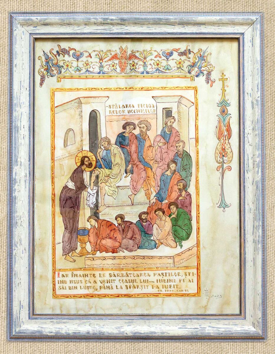 Icoane pictate pe hartie