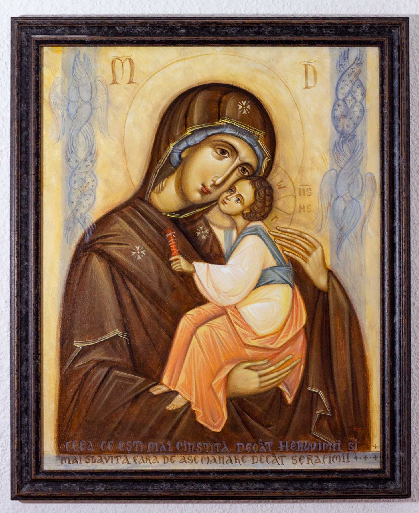Maica domnului ic. pe panza