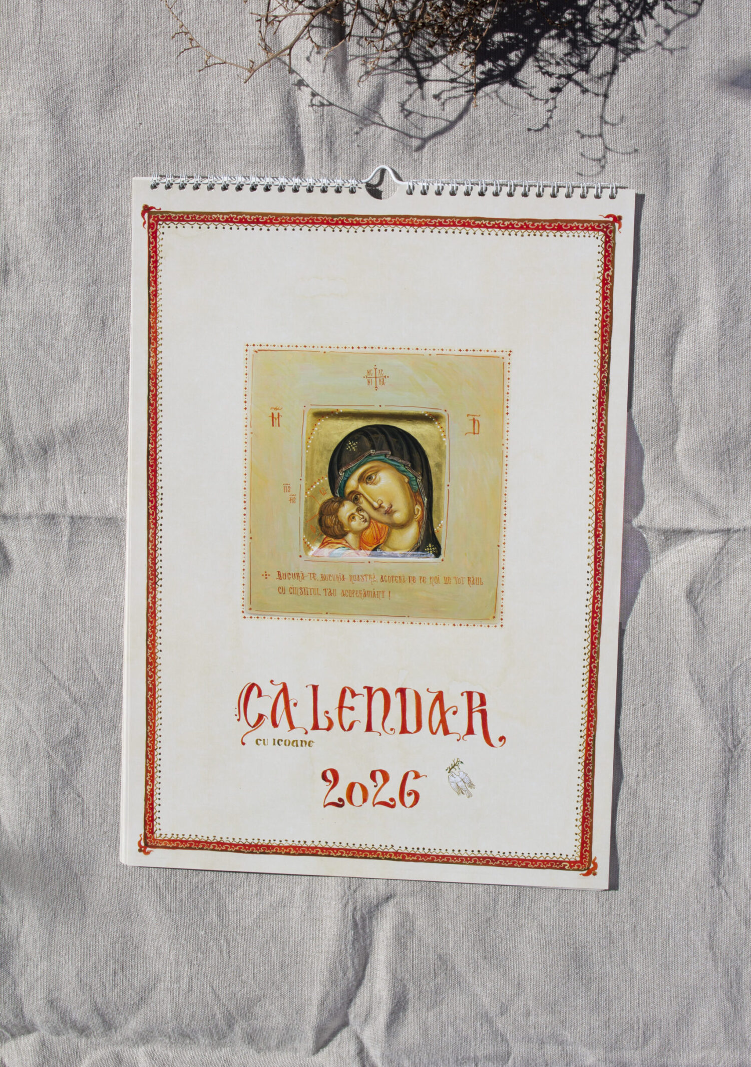 Calendar 2026 cu icoane