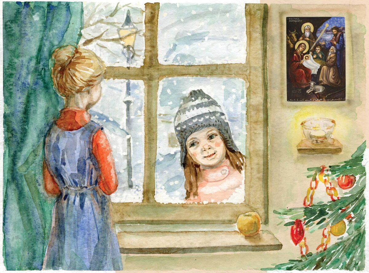 Povești cu mireasmă de Crăciun 3 P3 fata la geam